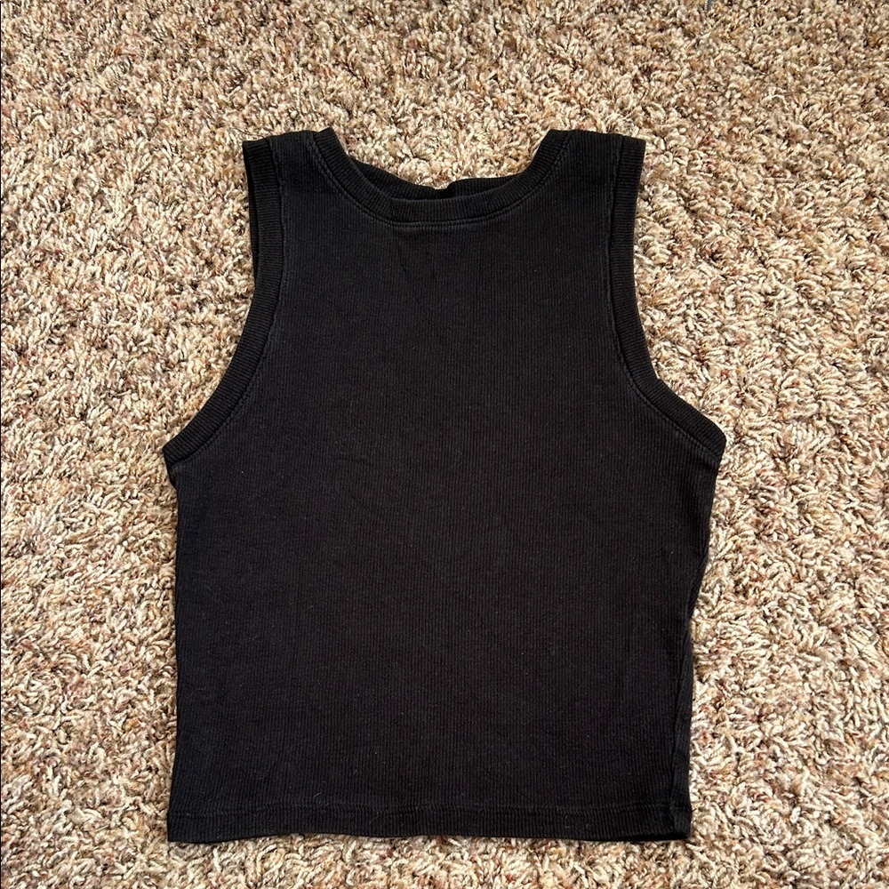 Hollister Black Sleeveless Tank Top
